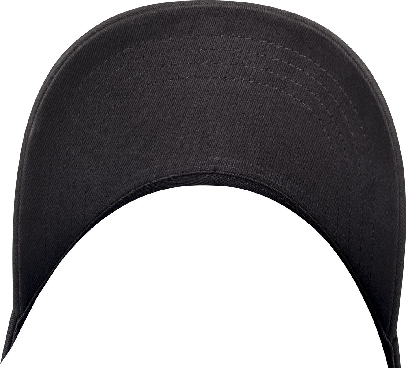 Καπέλο Jockey 6245Pt Flexfit Peached Cotton Twill Dad Cap Black αξεσουάρ Καπέλα Simple Wear