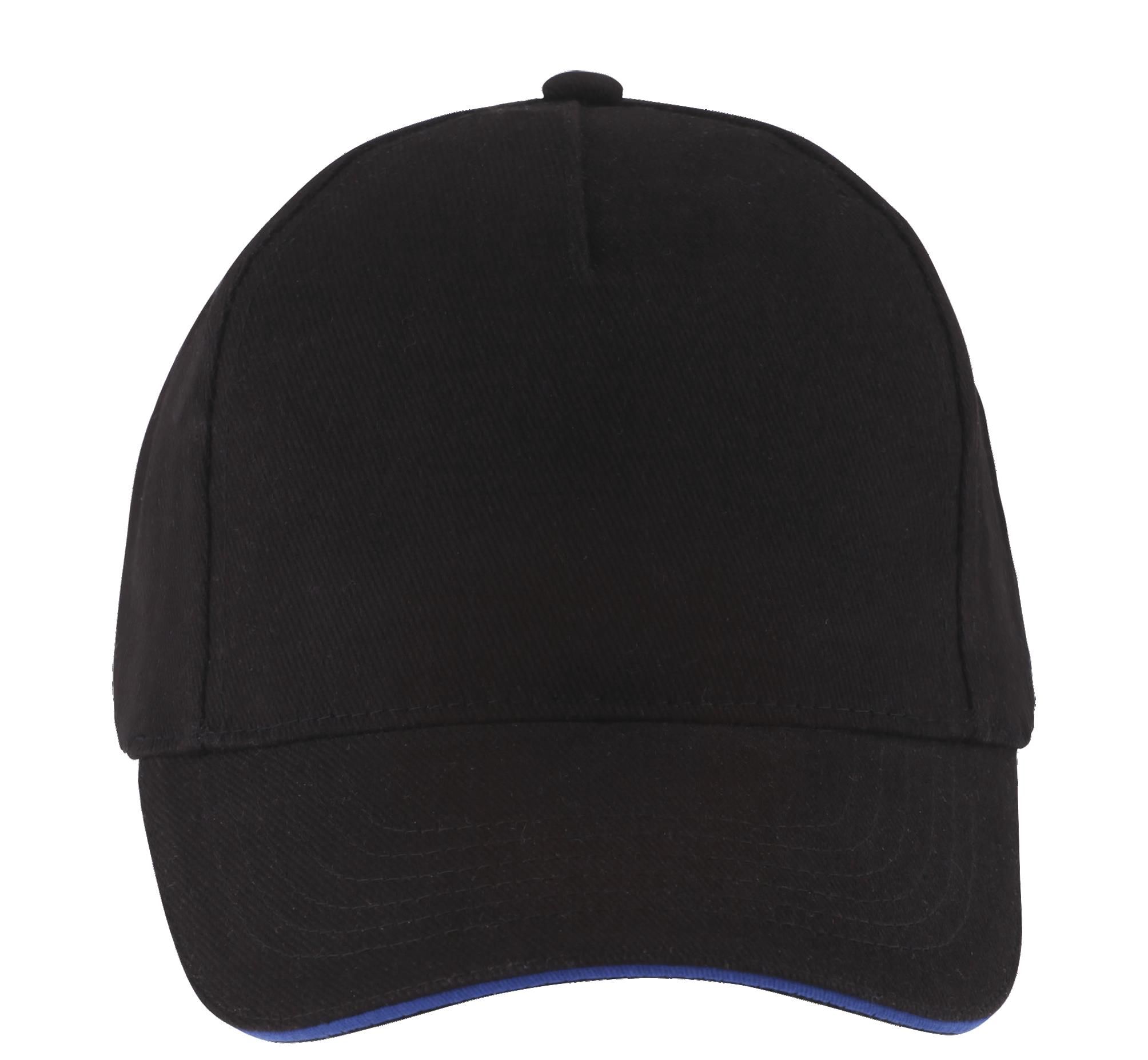 Πεντάφυλλο Καπέλο Jockey 00594 SOL'S Long Beach Black/Royal
