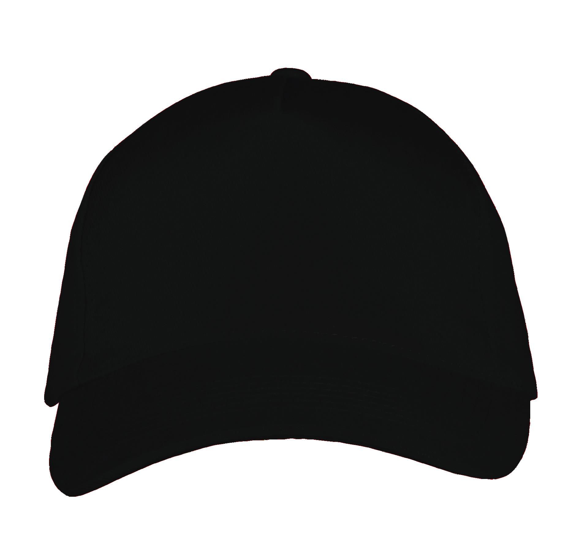 Πεντάφυλλο Καπέλο Jockey 00594 SOL'S Long Beach Black