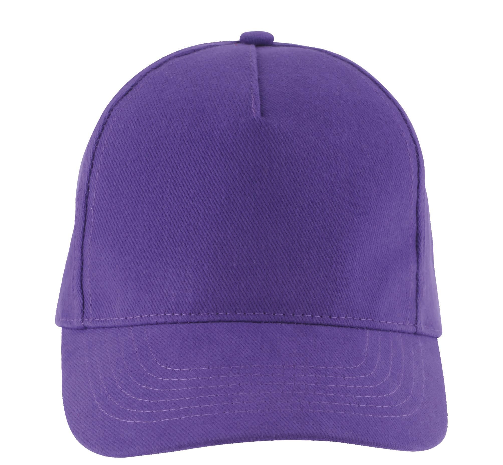 Πεντάφυλλο Καπέλο Jockey 00594 SOL'S Long Beach Dark Purple