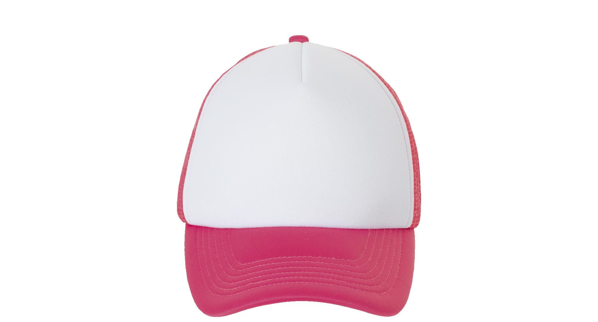 Πεντάφυλλο Καπέλο Trucker 01668 Sol's Bubble White/Neon Coral
