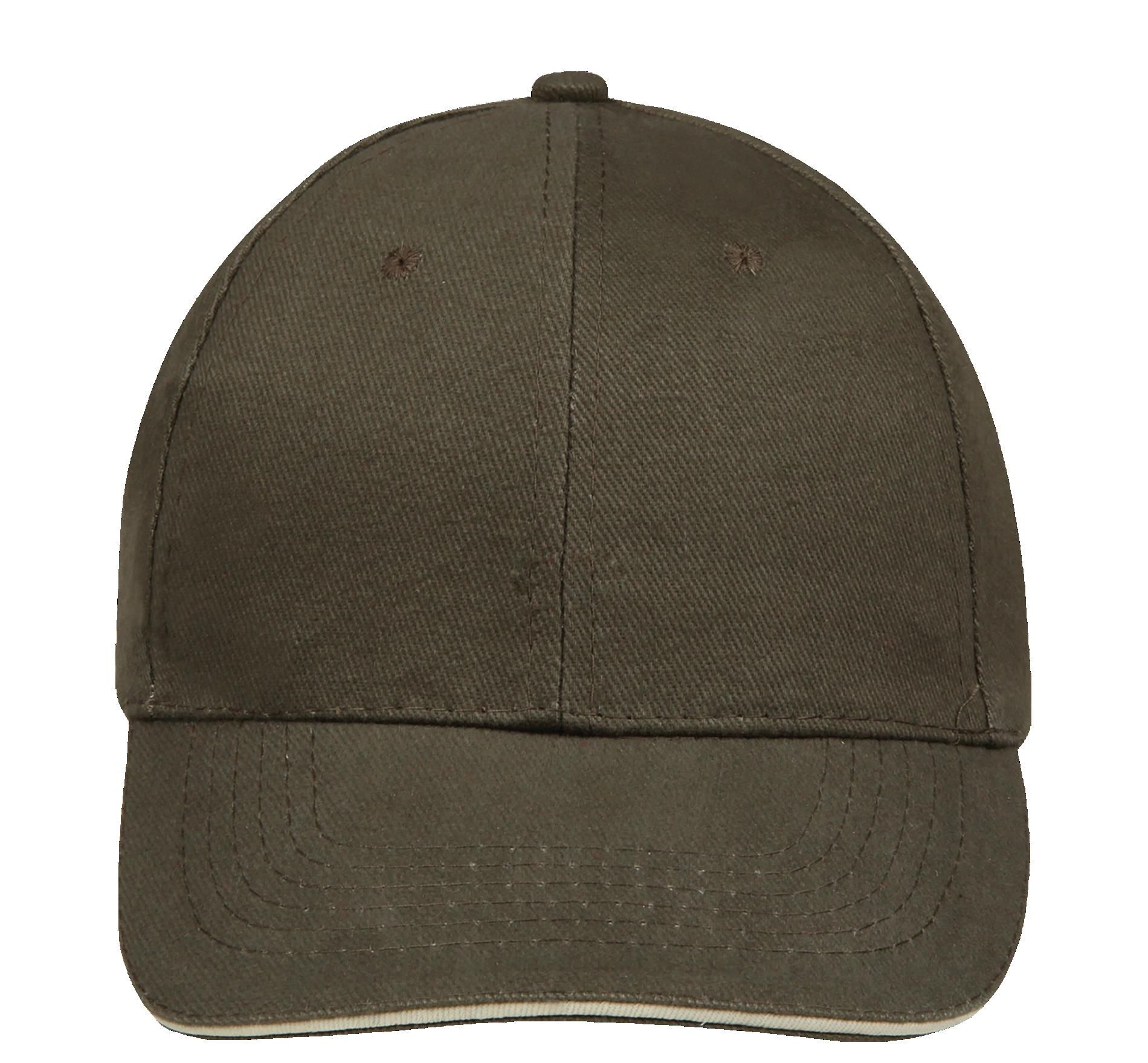 Εξάφυλλο καπέλο τζόκεϊ Buffalo SOLS 88100 Army/Beige