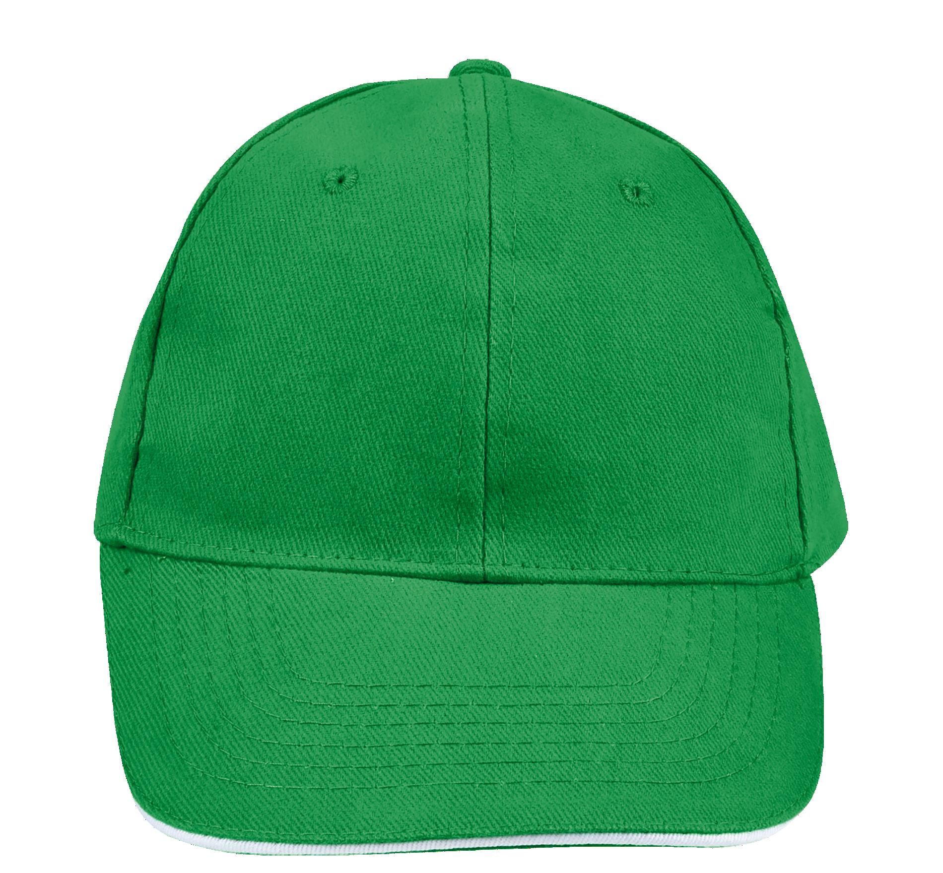 Καπέλο Jockey 88100 SOL'S Buffalo Kelly Green/White