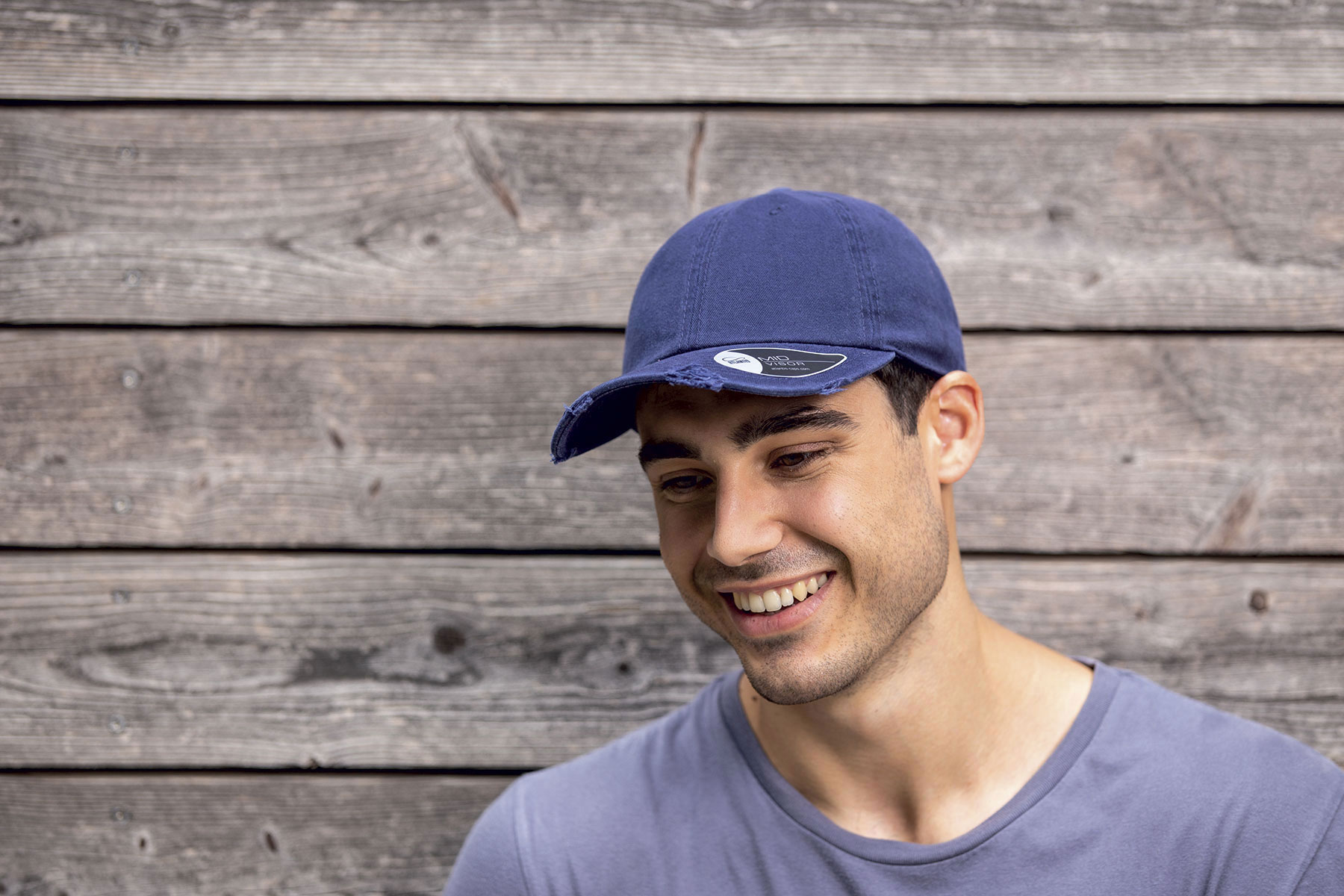 Καπέλο Τζόκεϊ DADE Atlantis Dad Hat Destroyed Εξάφυλλο Chino Twill Navy