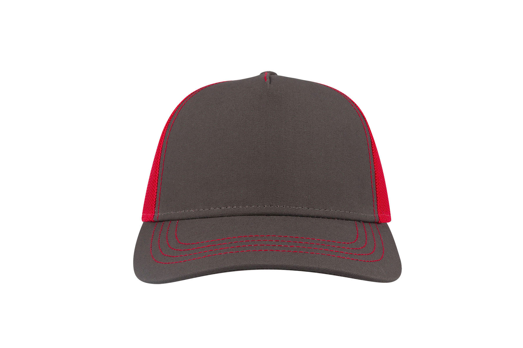 Πεντάφυλλο Καπέλο Τζόκεϊ RCAN Rapper Canvas Atlantis Grey/Red