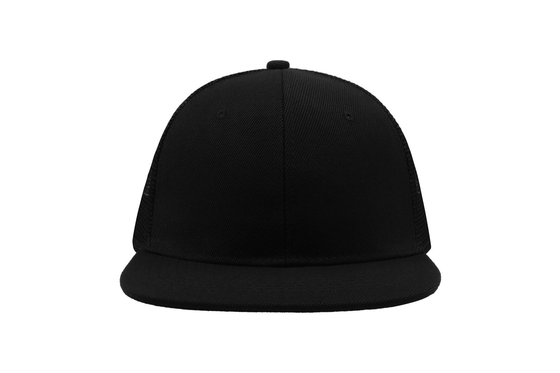 Εξάφυλλο καπέλο τζόκεϊ Snap Mesh Atlantis SNME Black/Black