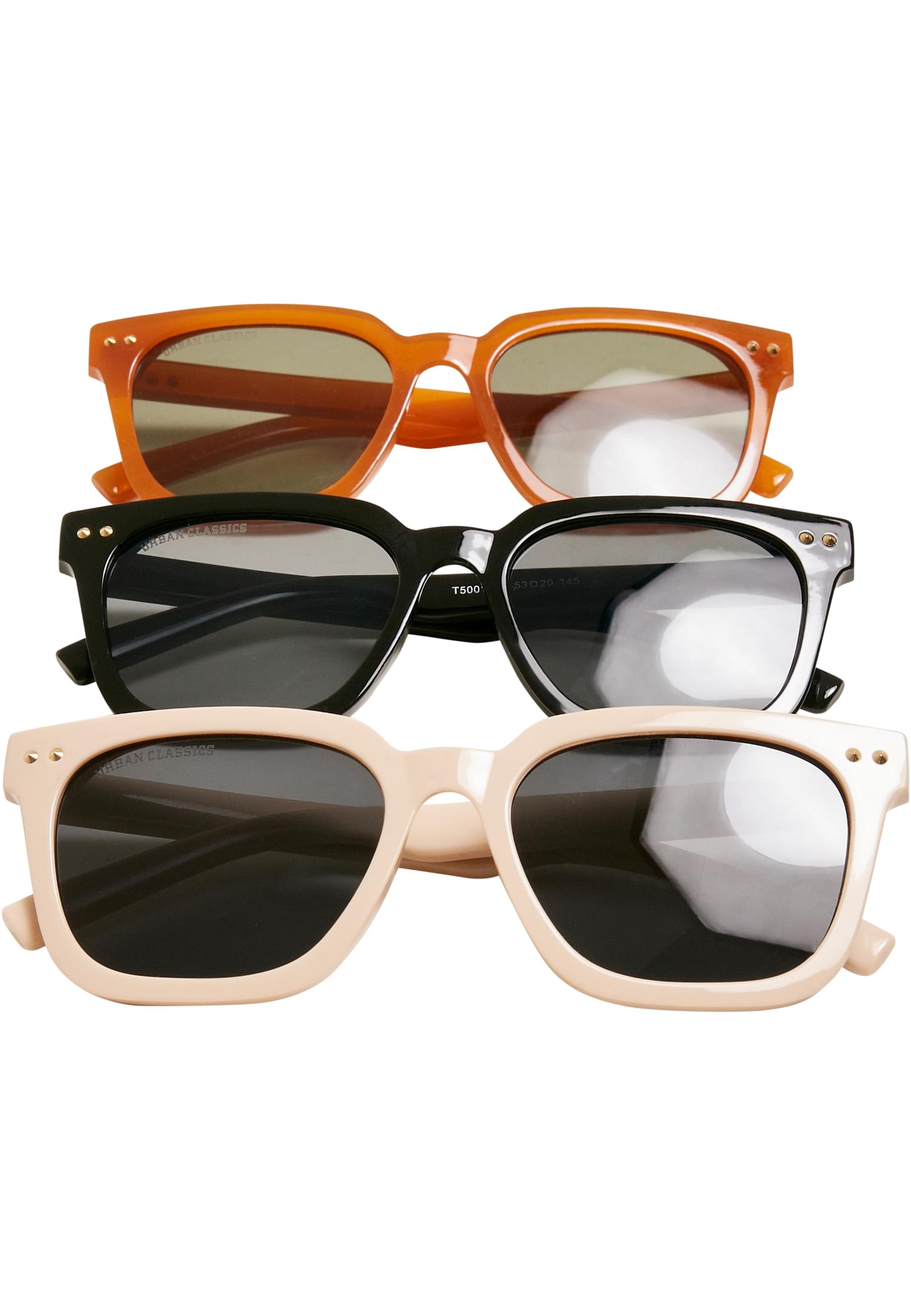 Sunglasses Chicago 3-Pack Urban Classics Accessoires TB5164 Black/Brown/Light Μπεζ