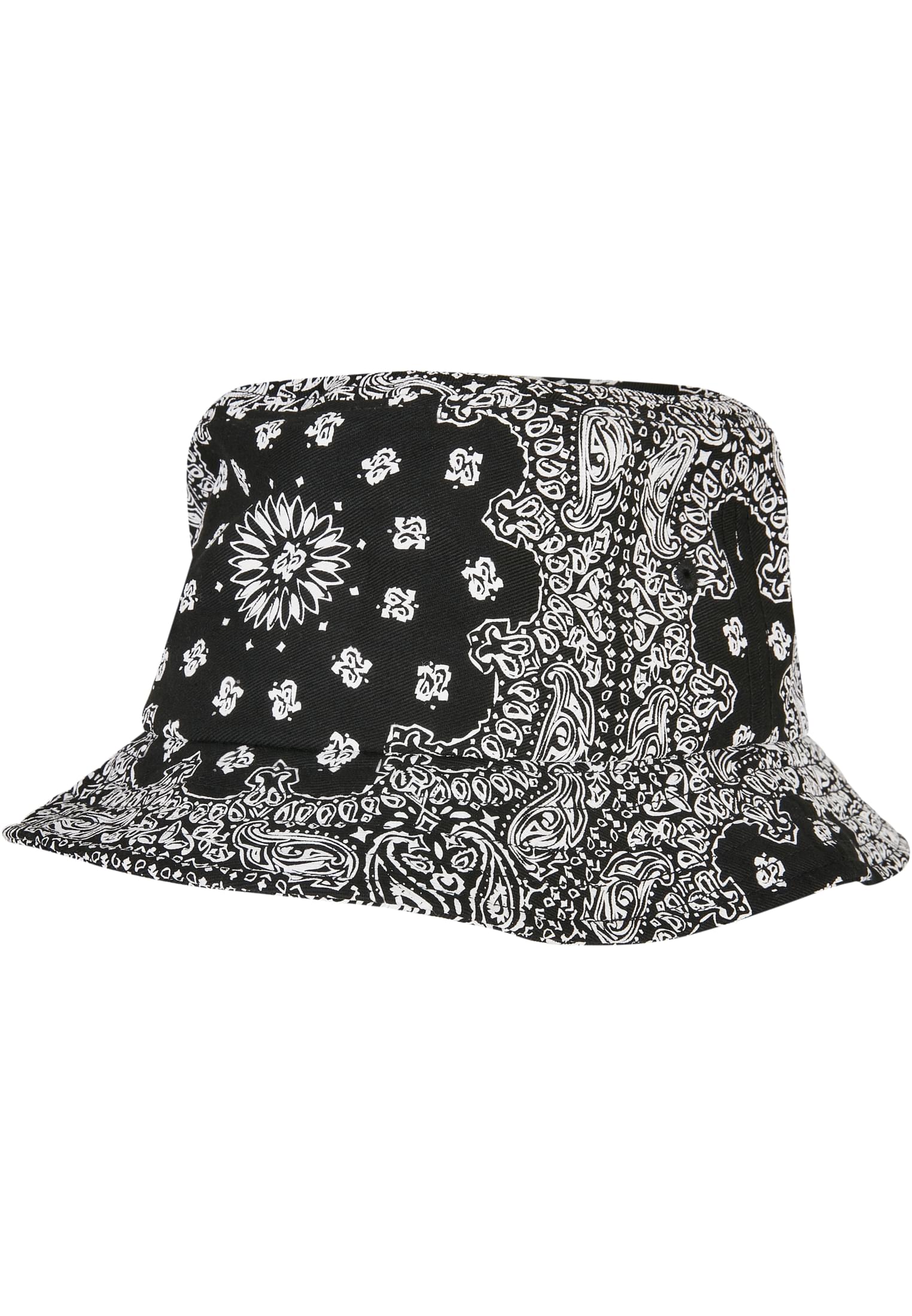 Bandana Print Bucket Hat Flexfit 5003Bp-00007 Black αξεσουάρ Καπέλα Simple Wear