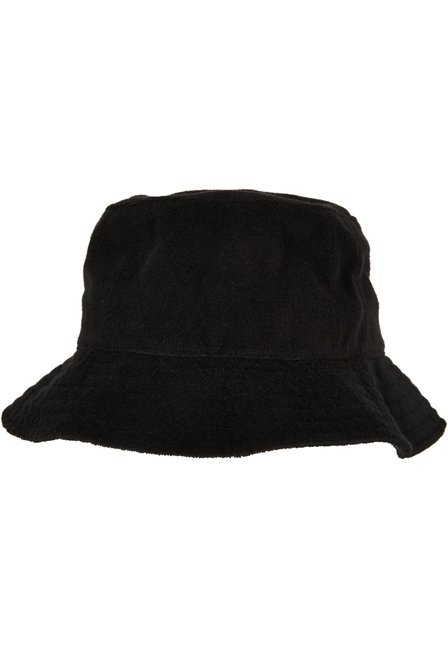 Frottee Bucket Hat Flexfit 5003Fb-00007 Black αξεσουάρ Καπέλα Simple Wear