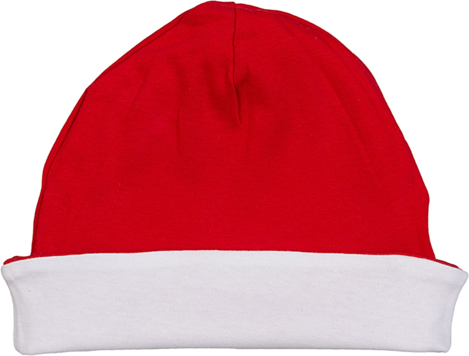Βρεφικό Σκουφάκι Reversible Babybugz BZ44 White/Red