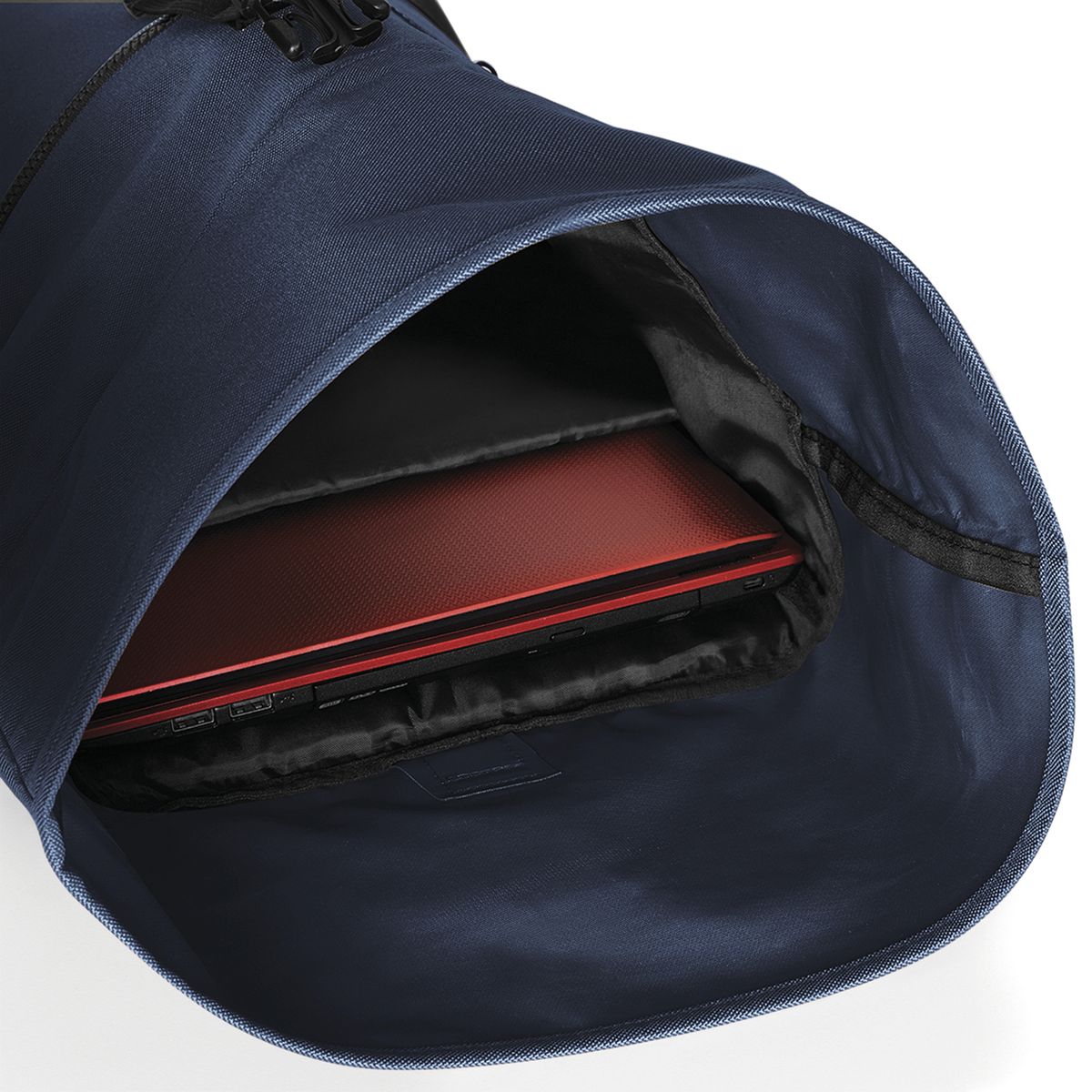 Τσάντα Πλάτης Roll-Top Bg855 Bagbase French Navy Είδη Ταξιδιου Τσάντες Simple Wear