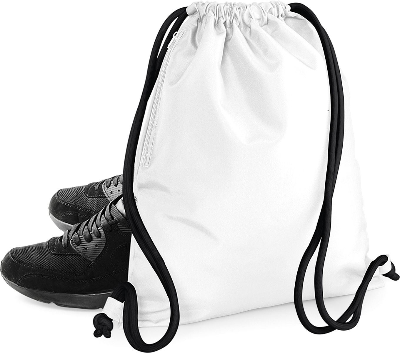 Σακίδιο Πλάτης με Κορδόνι BG110 Bagbase White/Black