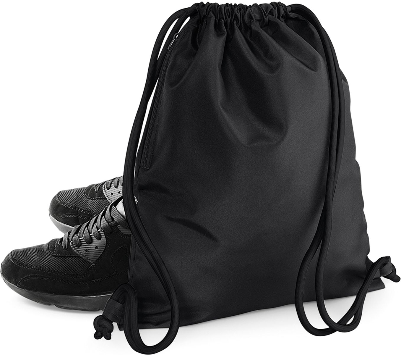 Σακίδιο Πλάτης με Κορδόνι BG110 Bagbase Black/Black