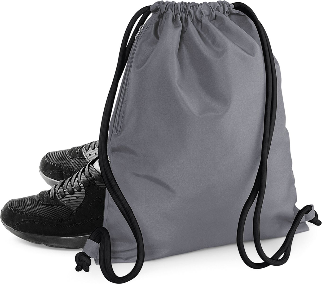 Σακίδιο Πλάτης με Κορδόνι BG110 Bagbase Graphite Grey/Black