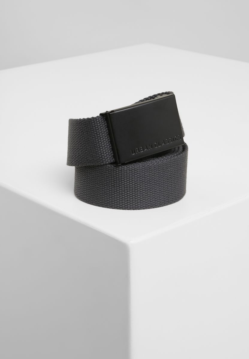 Ζώνη Canvas TB305 Urban Classics Charcoal/Black