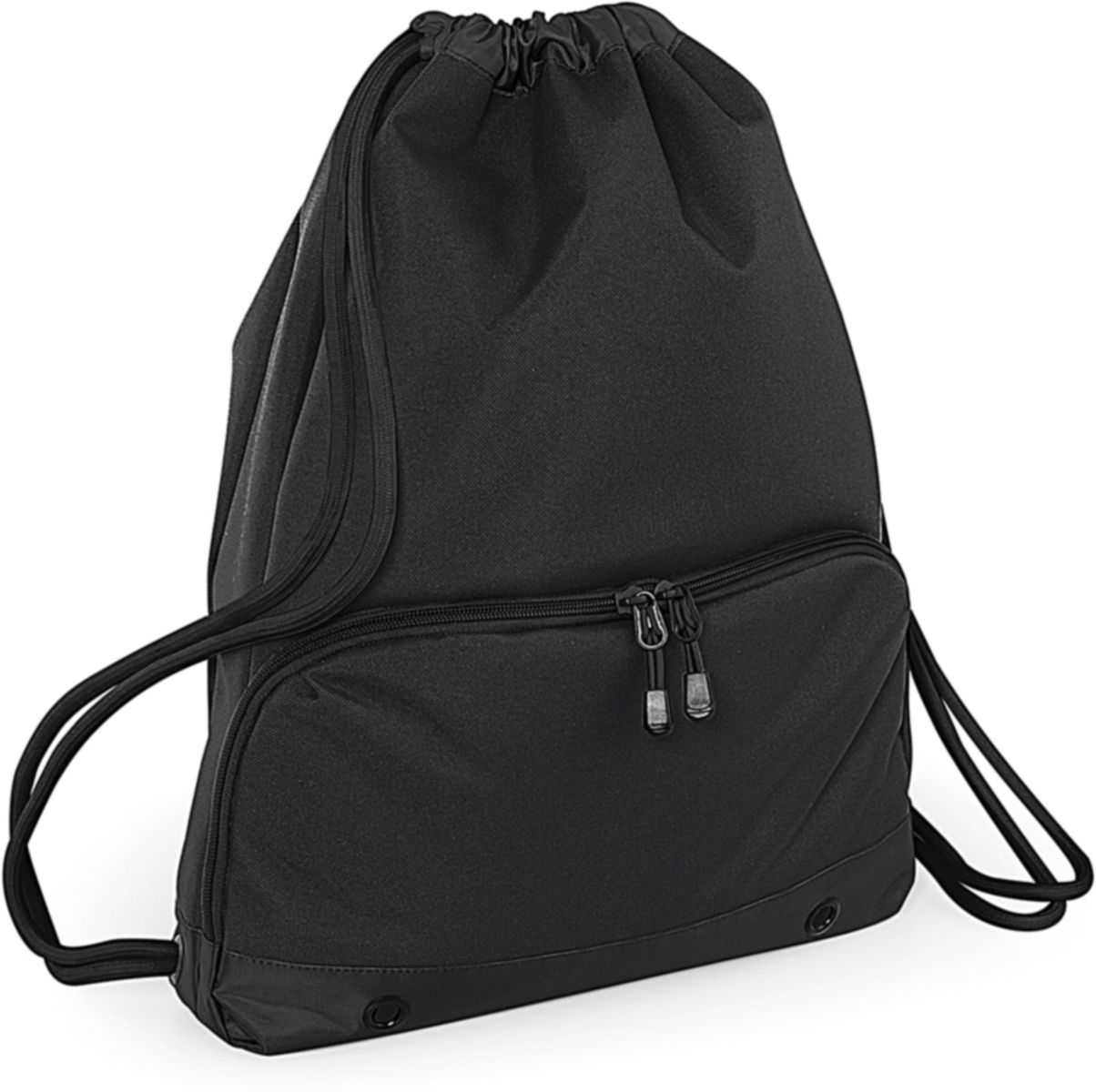 Σάκος Γυμναστικής με Κορδόνι BG542 Bagbase Black/Black