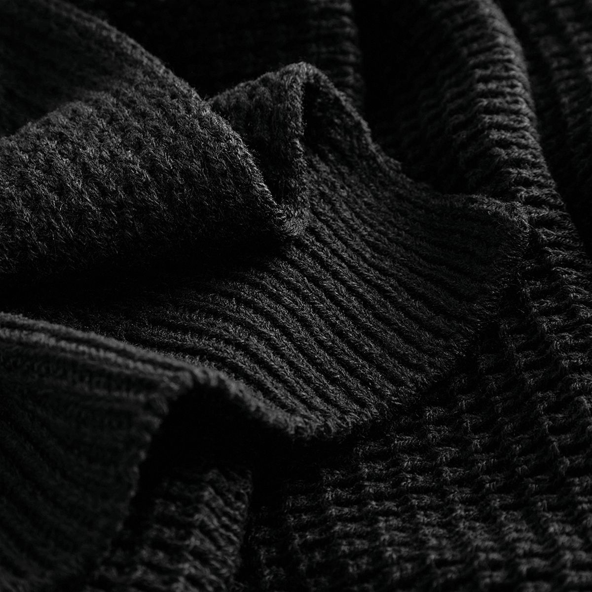 Πλεκτό Κασκόλ B424 Beechfield Black αξεσουάρ Simple Wear