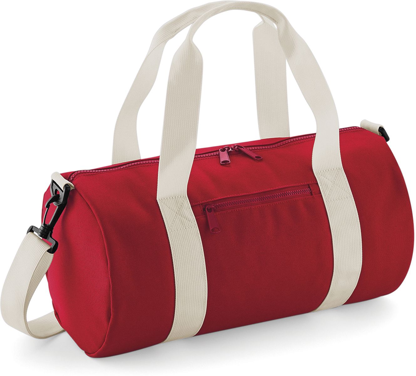 Τσάντα Βαρέλι BG140S Bagbase 12lt Mini Barrel Bag Classic Red/Off White