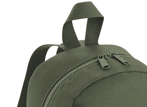 Mini Essential Fashion Backpack Bag Base Bg153 Olive Green Είδη Ταξιδιου Τσάντες Πλάτης Simple Wear