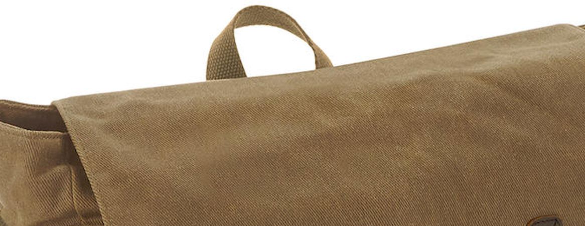 Τσάντα Messenger Heritage Waxed Canvas Qd653 Quadra Desert Sand Είδη Ταξιδιου Τσάντες Ώμου Simple Wear