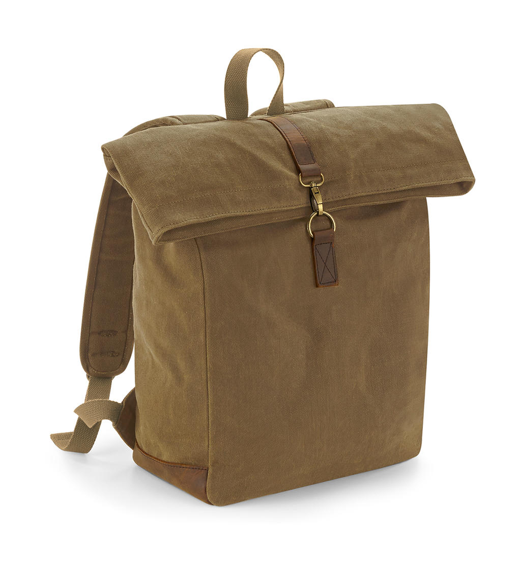 Σακίδιο Πλάτης Heritage Waxed Canvas QD655 Quadra Desert Sand
