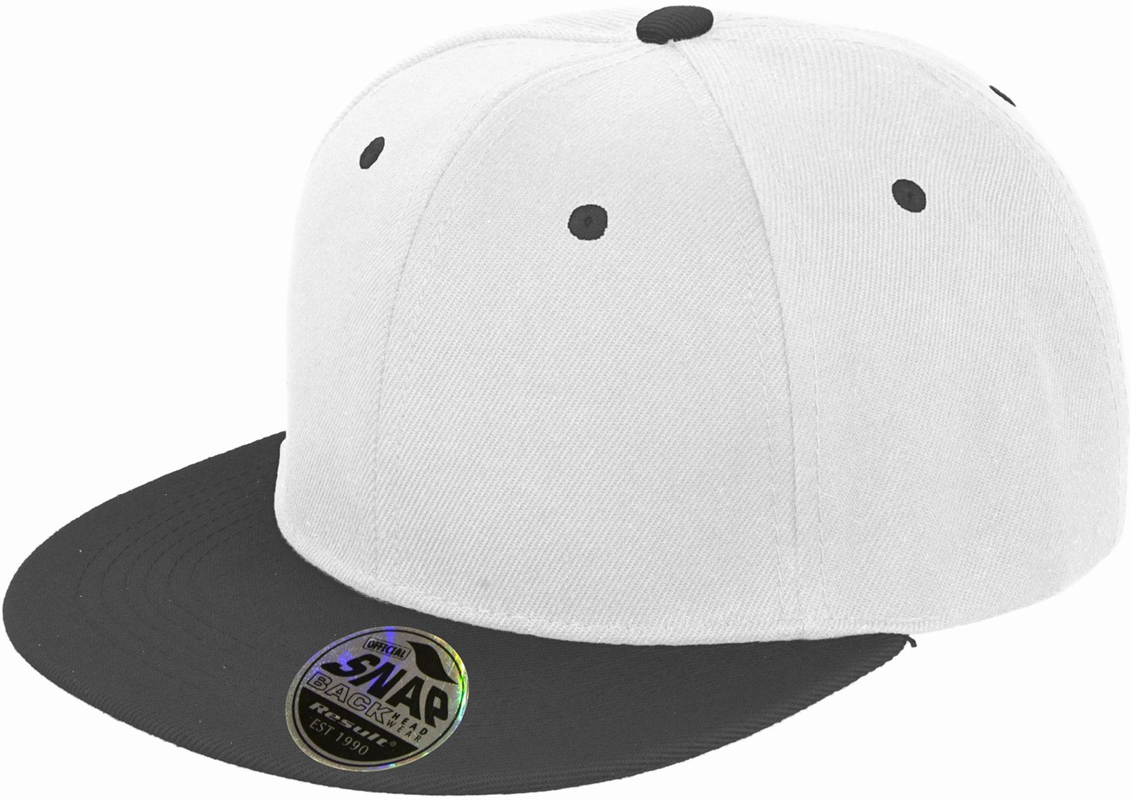 Καπέλο Bronx RC082X Result Caps Δίχρωμο White/Black