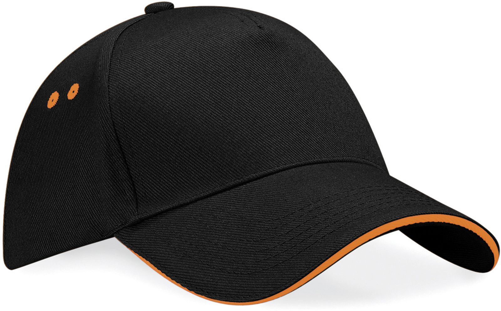 Πεντάφυλλο Καπέλο Sandwich Peak B15c Beechfield Black/Orange