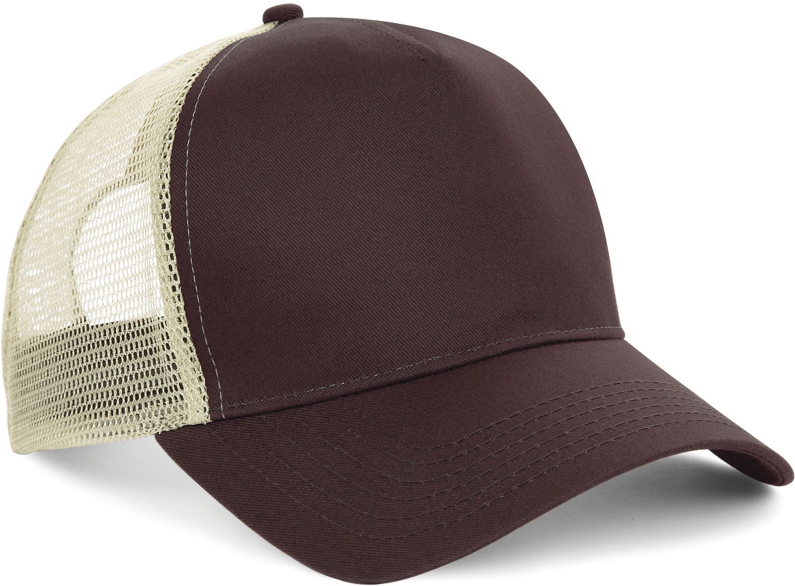 Καπέλο Trucker Snapback B640 Beechfield Chocolate/Caramel