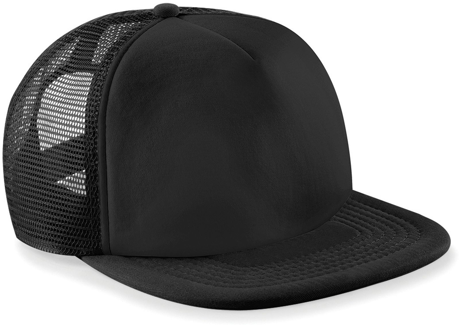 Καπέλο Vintage Snapback Trucker B645 Beechfield Black/Black