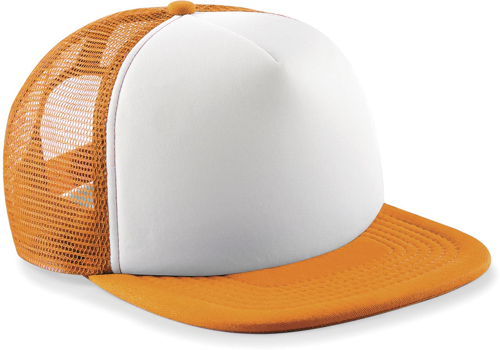 Καπέλο Vintage Snapback Trucker B645 Beechfield Orange/White