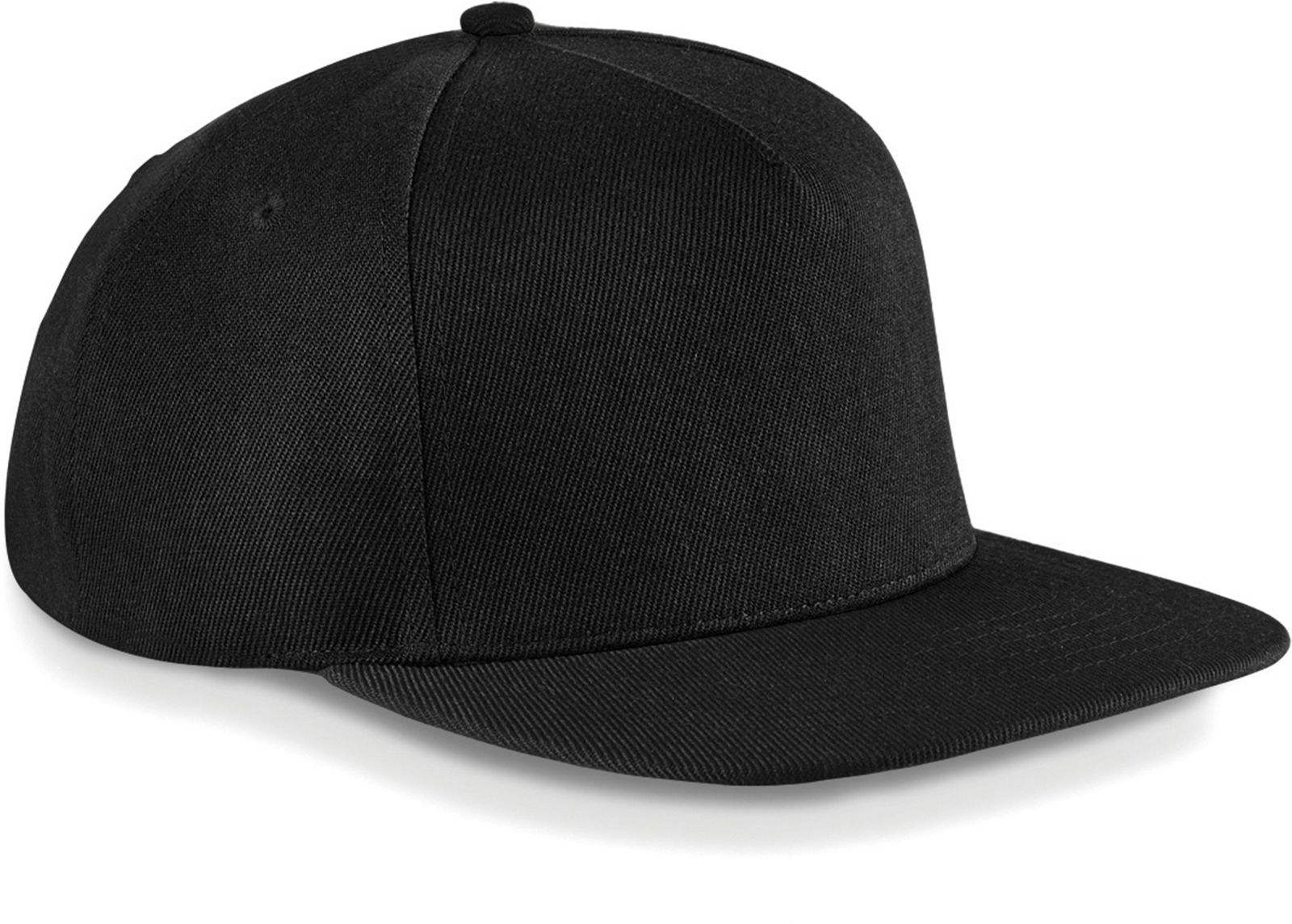Καπέλο Flat Peak B660 Beechfield Black/Black