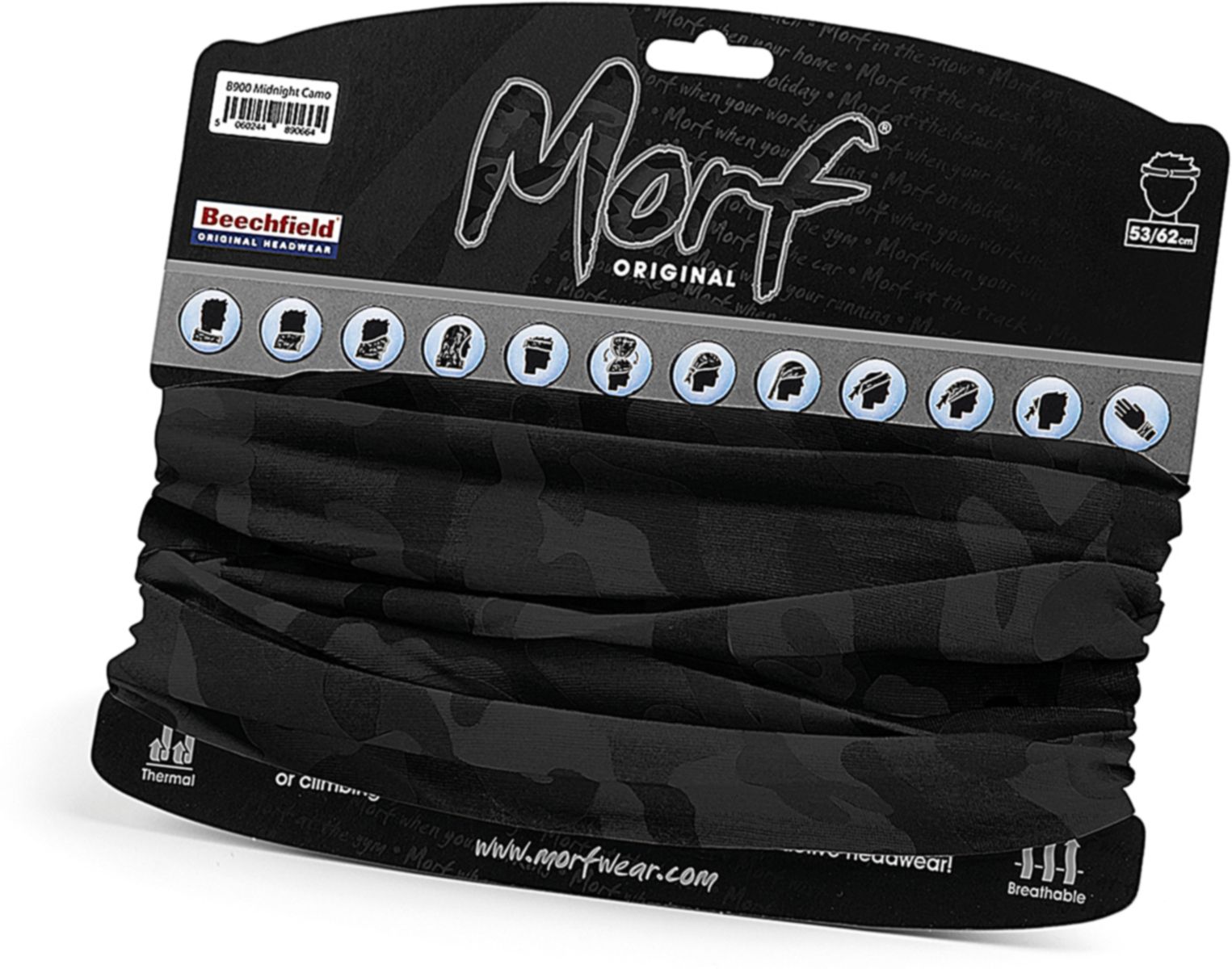 Πολυμορφικό Κασκόλ Morf B900 Beechfield Midnight Camo