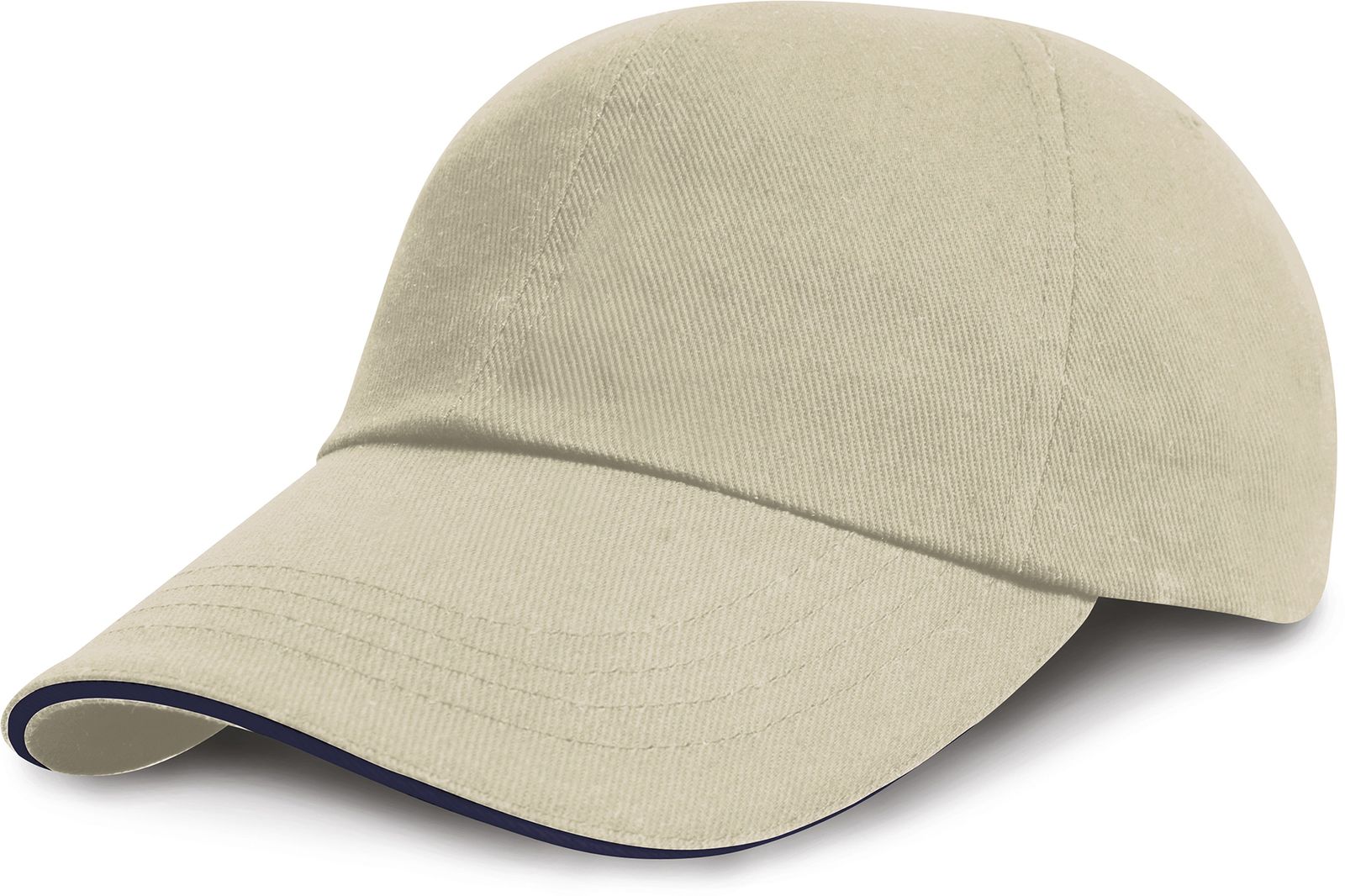 Καπέλο Brushed Cotton Result Caps RC024P Natural/Navy