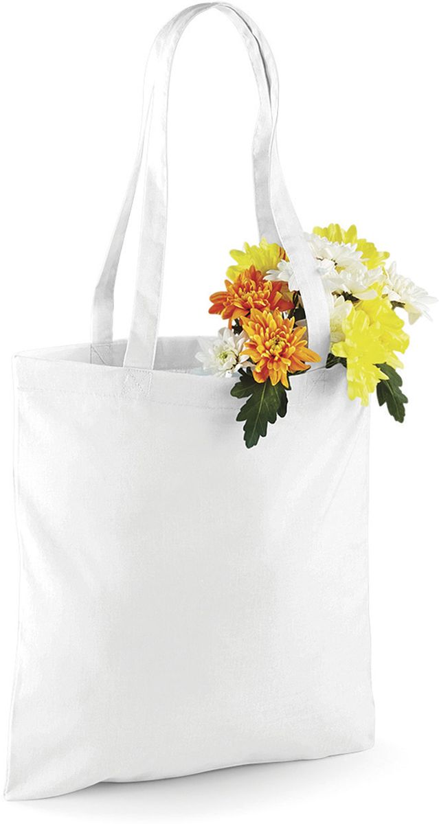 Βαμβακερή Τσάντα W101 Westford Mill 10L White