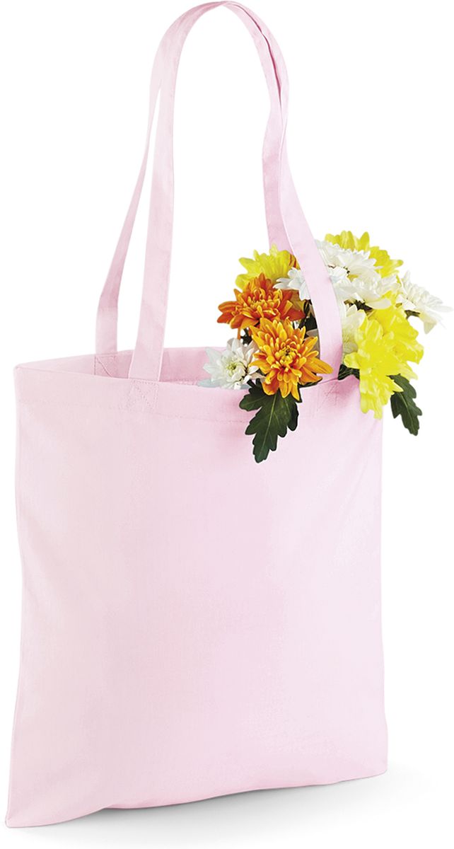 Βαμβακερή Τσάντα W101 Westford Mill 10L Pastel Ροζ
