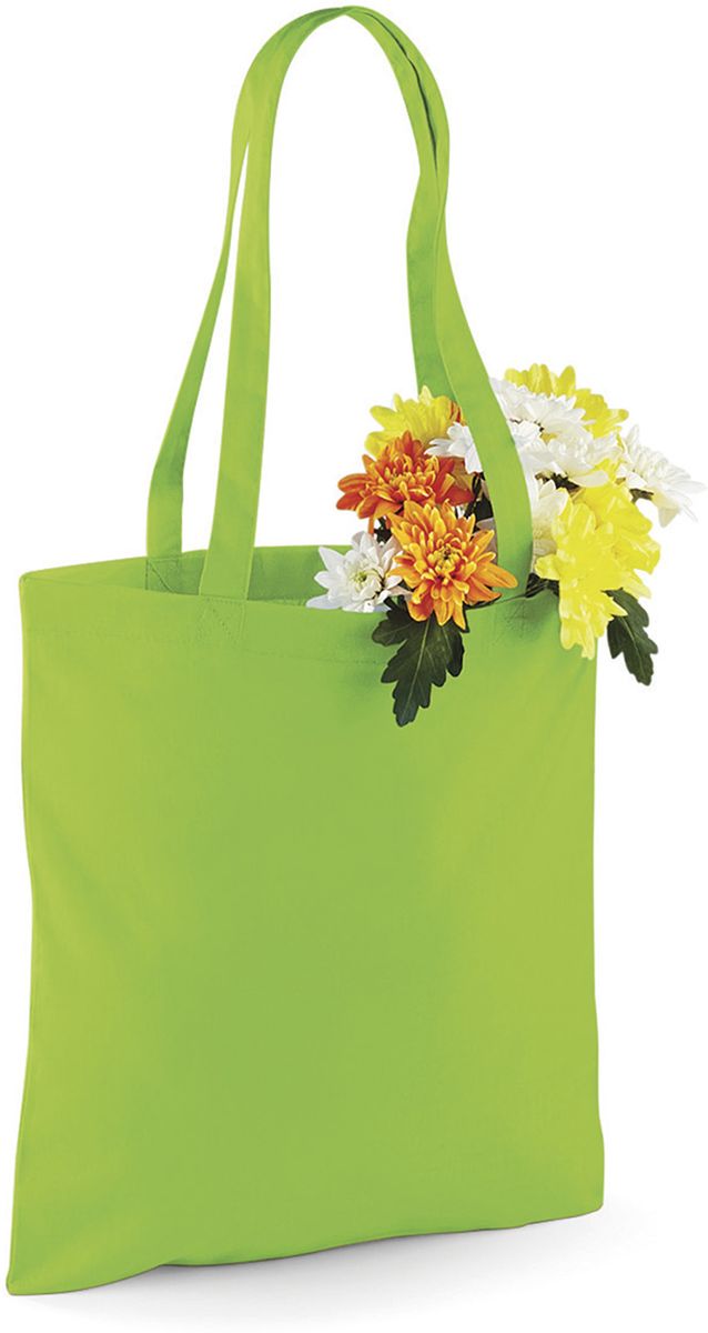 Βαμβακερή Τσάντα W101 Westford Mill 10L Lime Green