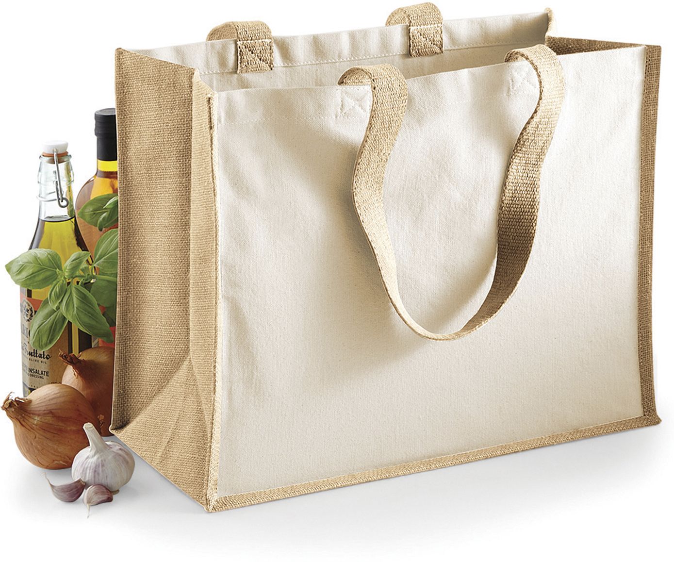 Τσάντα Shopper Jute Classic W422 Westford Mill Natural/Jute Natural