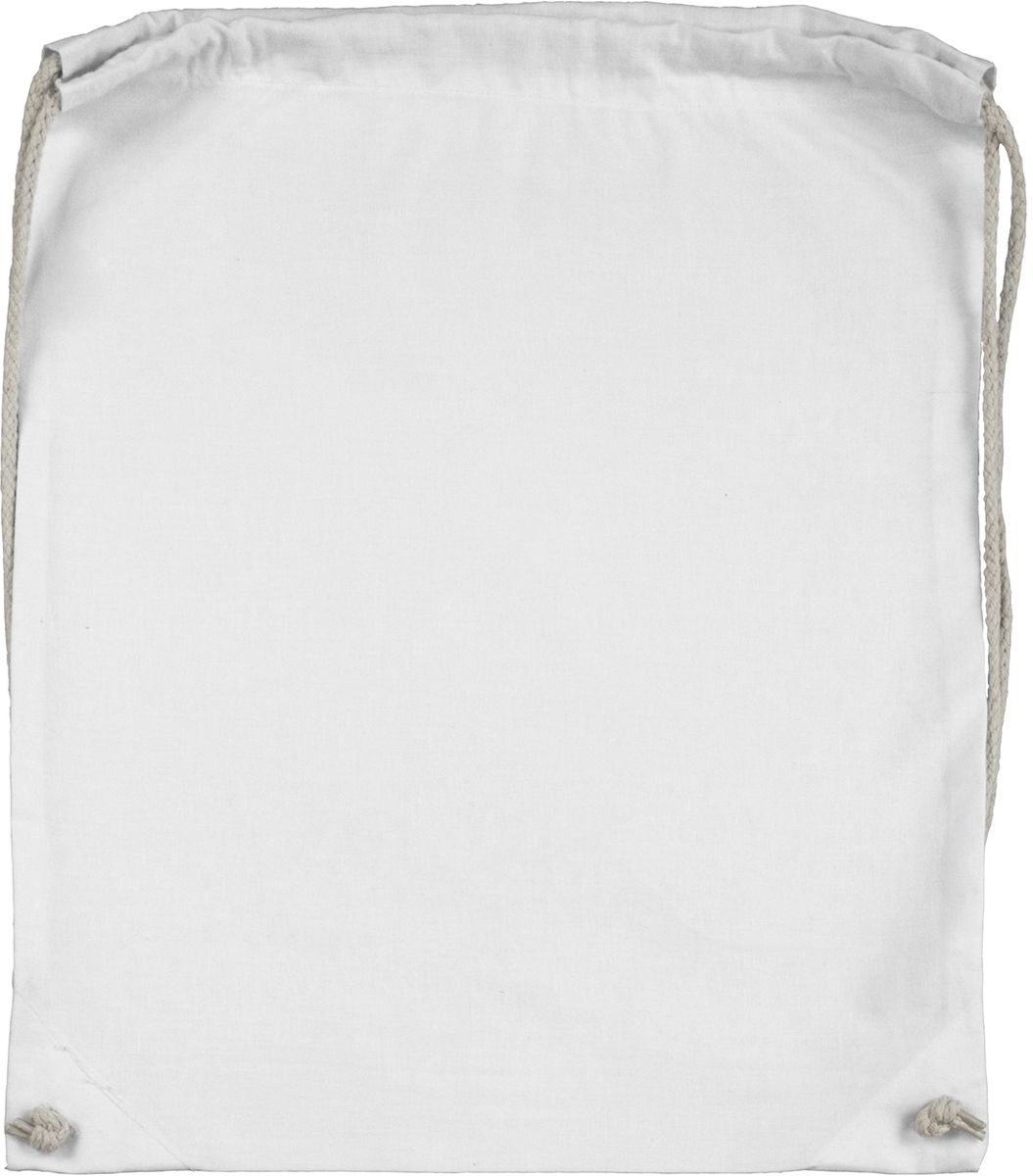 Τσάντα Πουγκί Πλάτης 3846-DS JASSZ Drawstring Backpack 37x46.5cm Snowwhite