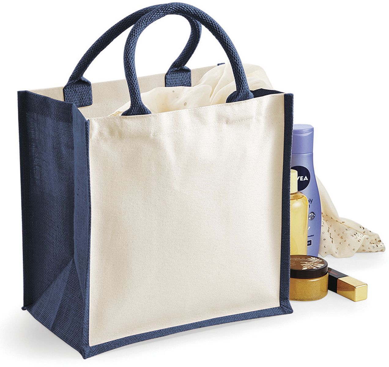 Τσάντα Shopping W421 Westford Mill Natural Navy