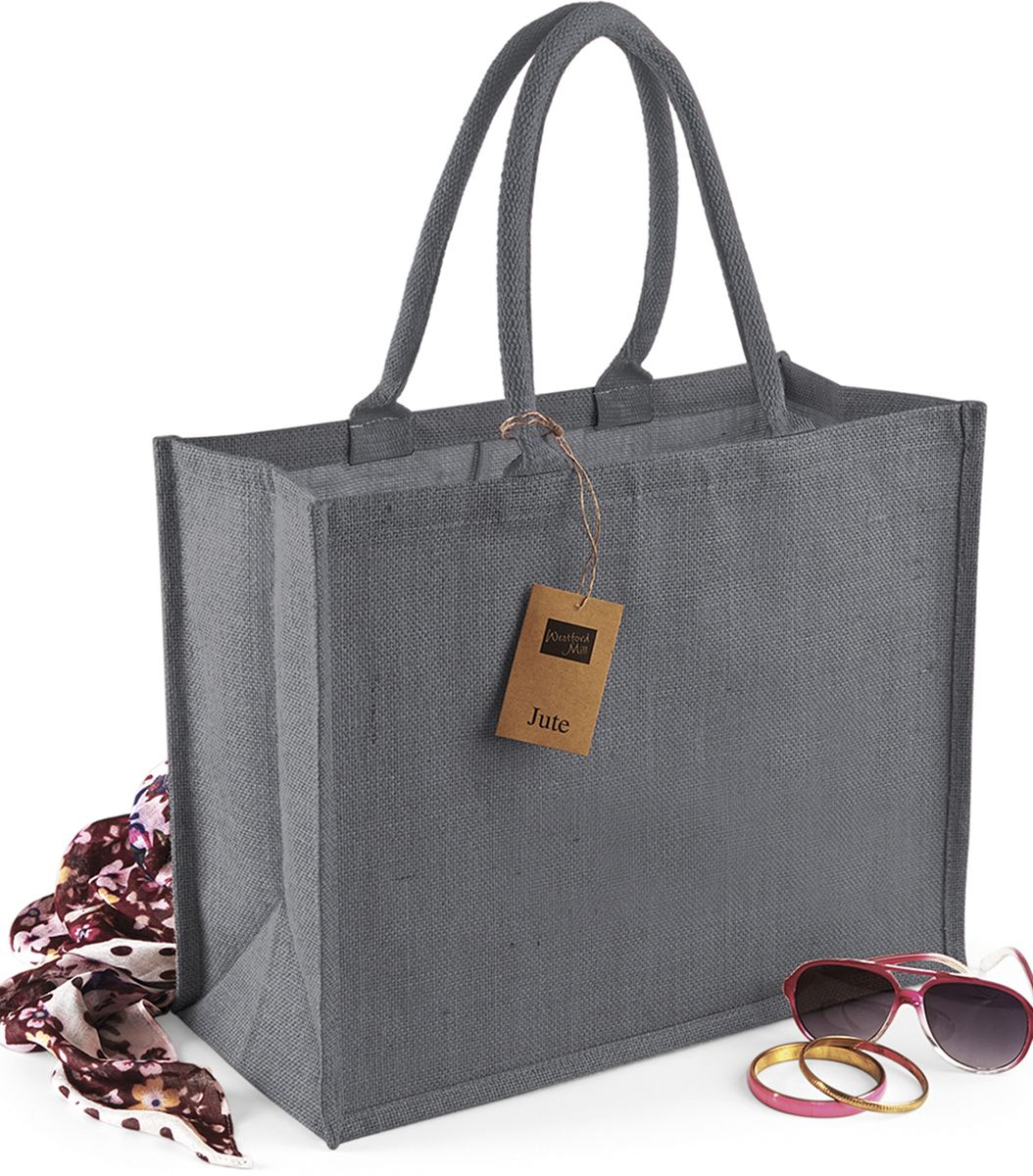 Τσάντα Shopping W407 Westford Mill Γιούτα 21L Graphite Grey/Graphite Grey