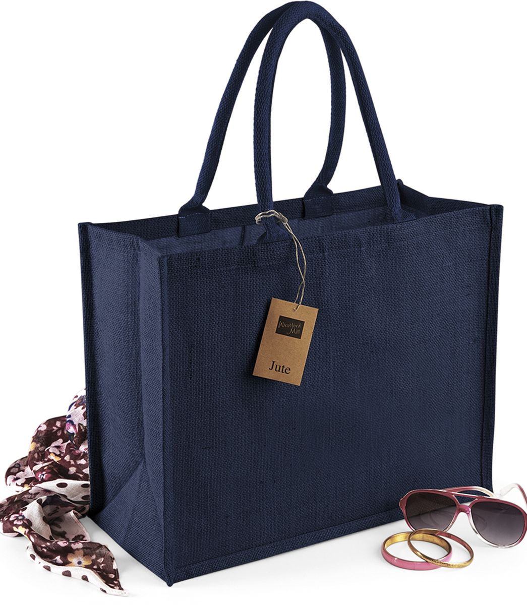 Τσάντα Shopping W407 Westford Mill Γιούτα 21L Navy/Navy