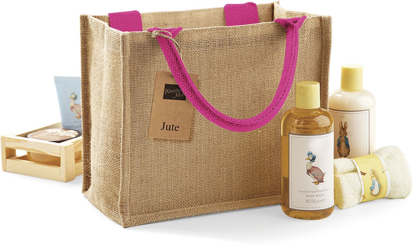 Τσάντα Shopping W412 Westford Mill Natural/Fuchsia