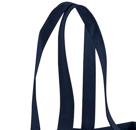 Τσάντα Shopper Fairtrade Cotton W623 Westford Mill French Navy Είδη Ταξιδιου Shopping Bags Simple Wear