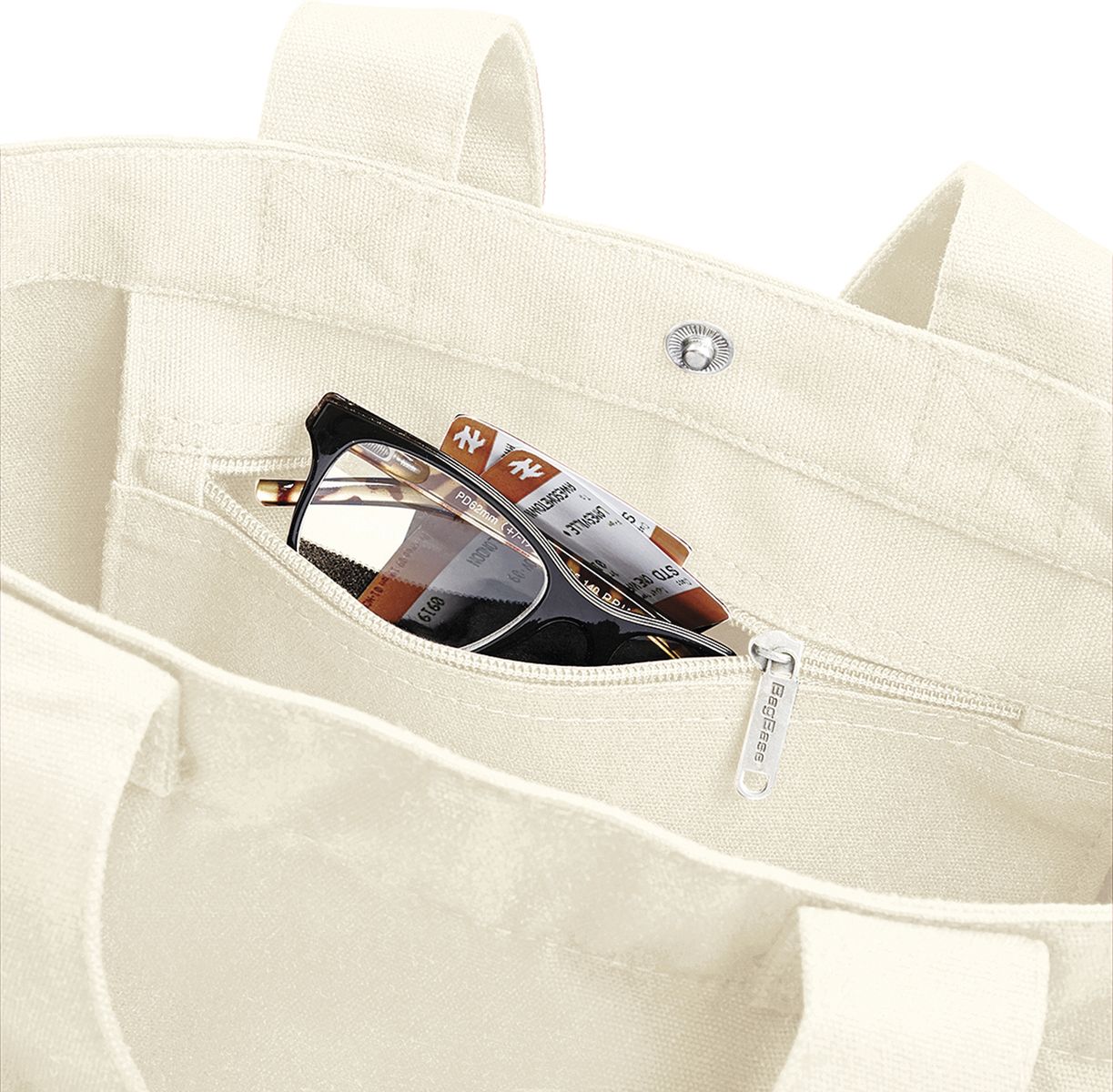 Τσάντα Ώμου Canvas Day Bag Bg673 Base Natural Είδη Ταξιδιου Shopping Bags Simple Wear