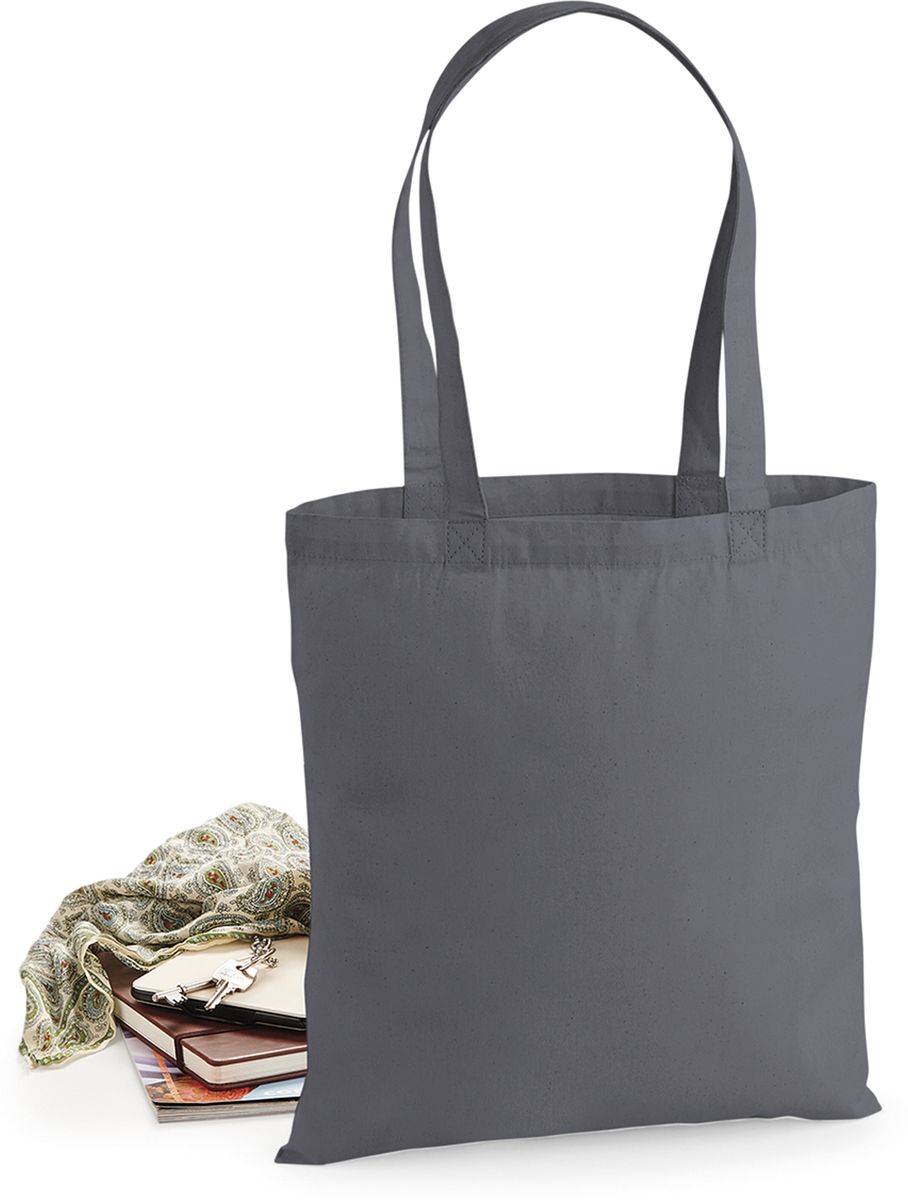 Βαμβακερή Τσάντα Shopping Bag Premium Tote W201 Westford Mill Graphite
