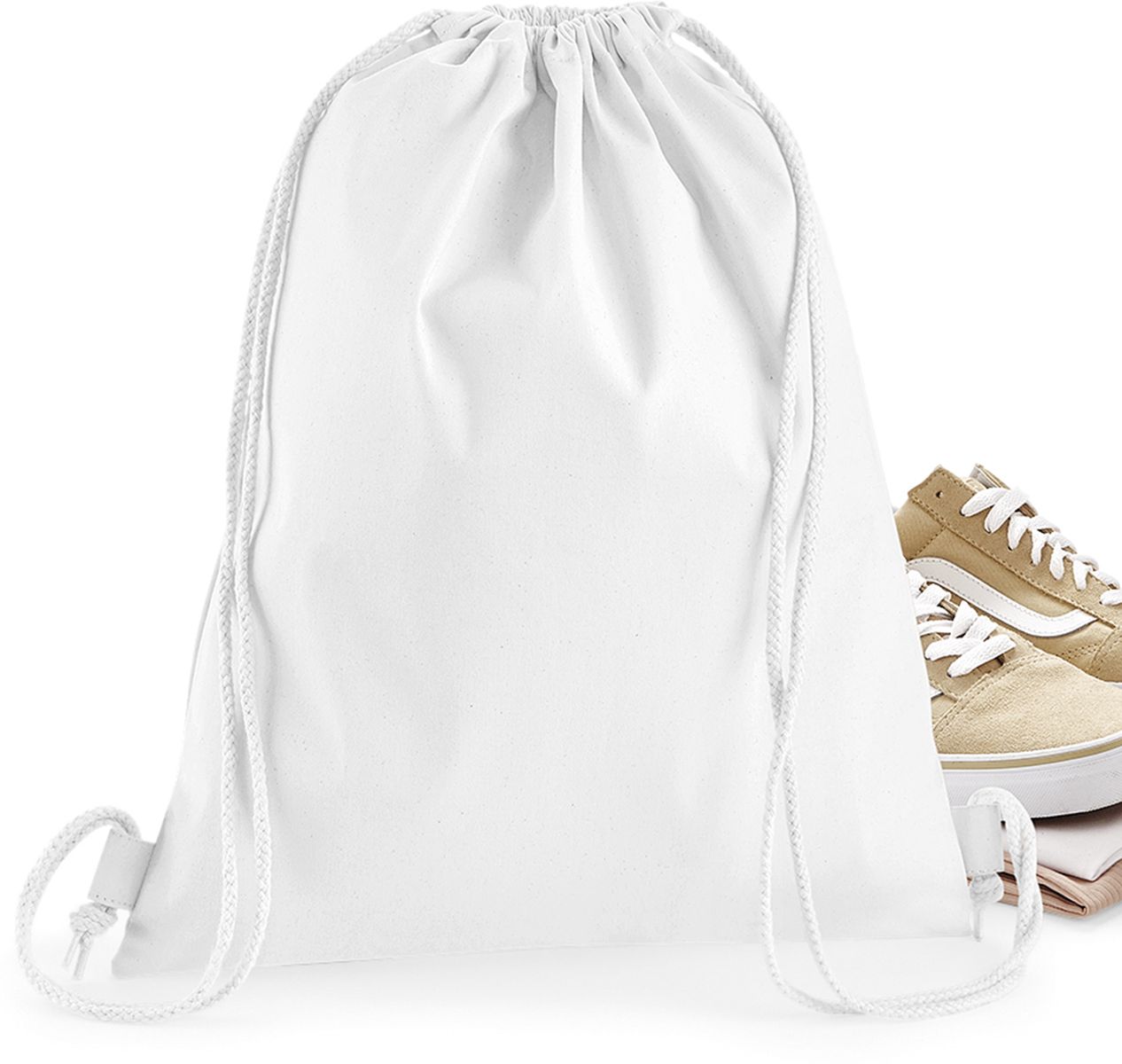 Βαμβακερός Σάκος Premium Gymsac W210 Westford Mill 200g/m² White