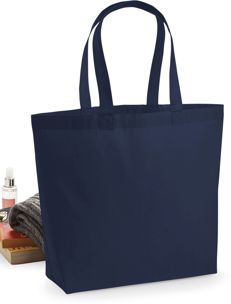 Βαμβακερή Τσάντα Ώμου W225 Westford Mill Premium Maxi Tote French Navy