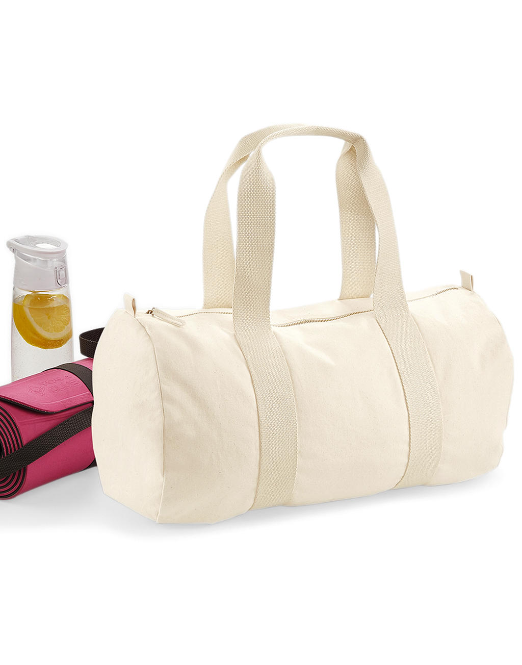 Τσάντα Σακ Βουαγιάζ Westford Mill W814 Earthaware Organic Barrel Bag Natural Είδη Ταξιδιου Simple Wear