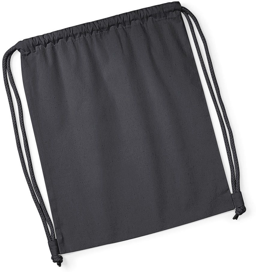 Σάκος Γυμναστηρίου Πουγκί W260 Westford Mill Organic Premium Cotton 12L Graphite