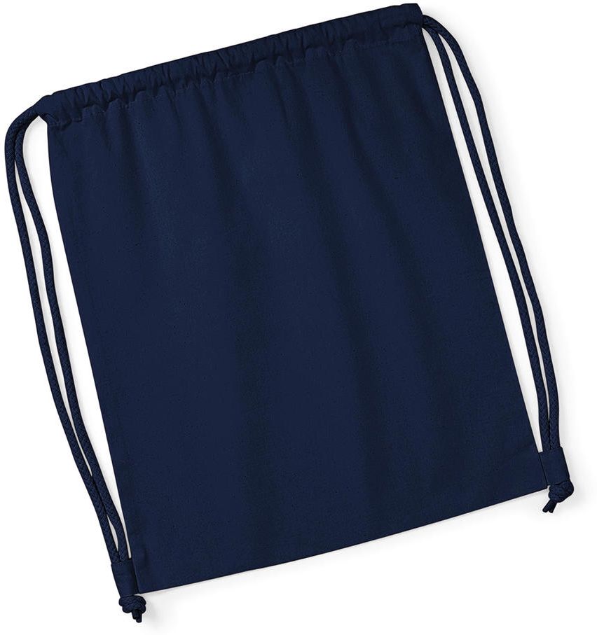 Σάκος Γυμναστηρίου Πουγκί W260 Westford Mill Organic Premium Cotton 12L French Navy
